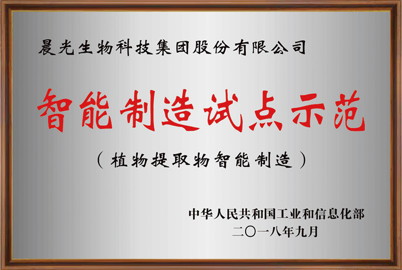 智能制造试点示范企业