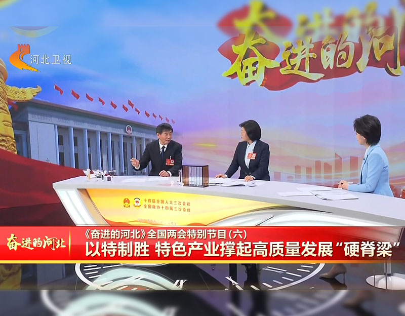 晨光生物董事长卢庆国做客《奋进的河北》全国两会特别节目 ⑥丨以特制胜 特色产业撑起高质量发展“硬脊梁”